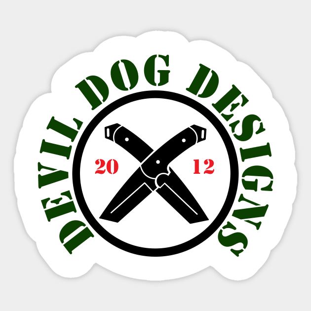 d3 origins Sticker by devildogdesign